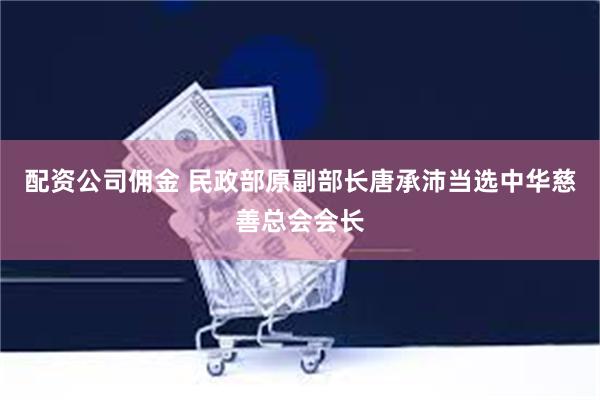 配资公司佣金 民政部原副部长唐承沛当选中华慈善总会会长