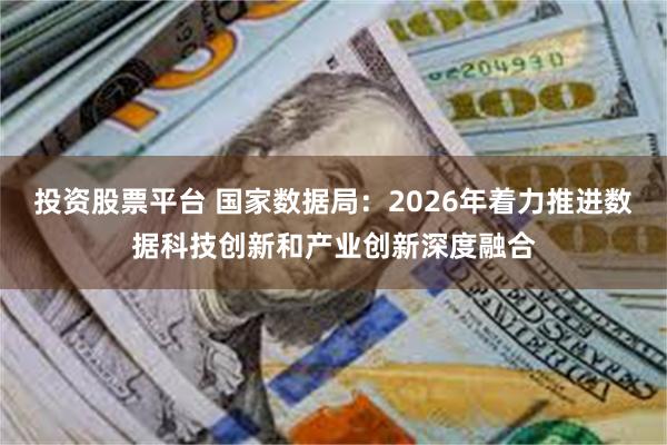 投资股票平台 国家数据局：2026年着力推进数据科技创新和产业创新深度融合